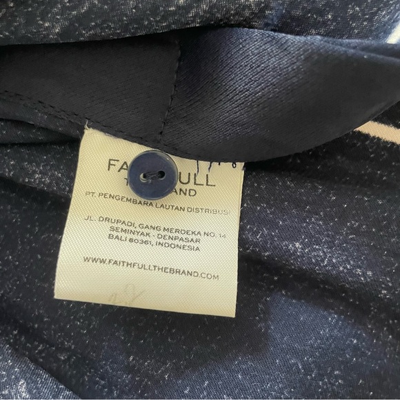 FAITHFULL riptide striped midi dress US 4 - Picture 9 of 9